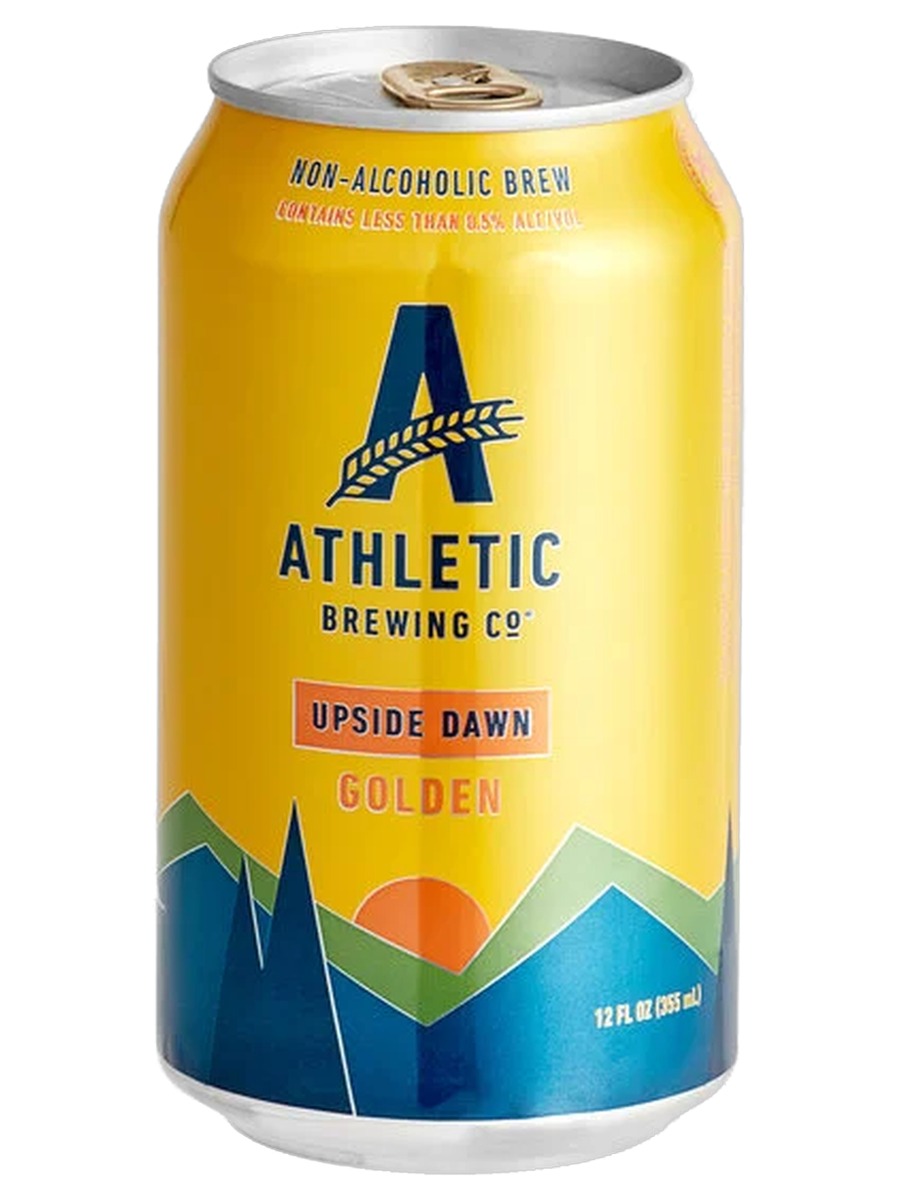Athletic Brewing Upside Dawn golden can, less than 0.5% alc/vol, 12 fl oz