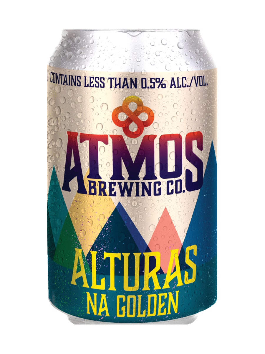 Atmos Brewing Alturas NA Golden Ale can