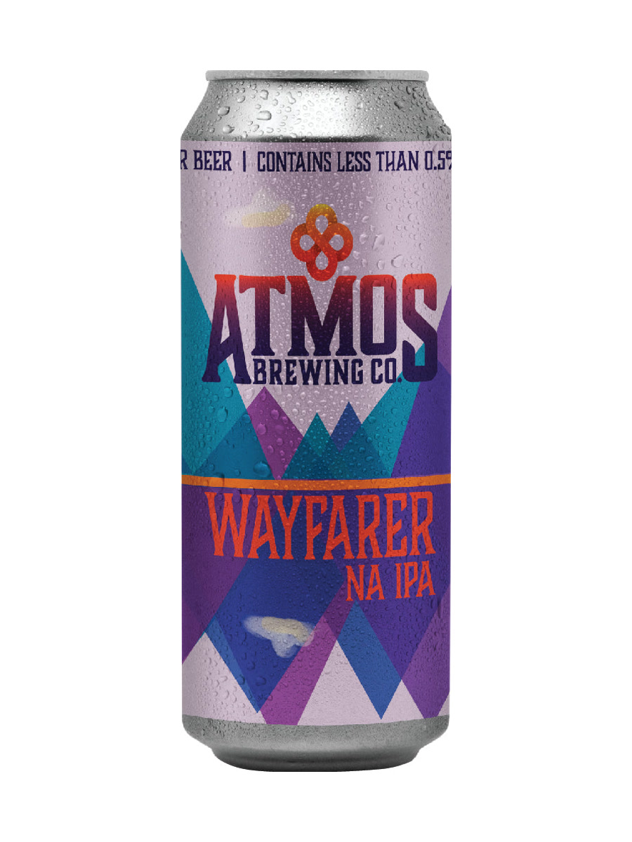 Atmos Brewing Wayfarer NA IPA can