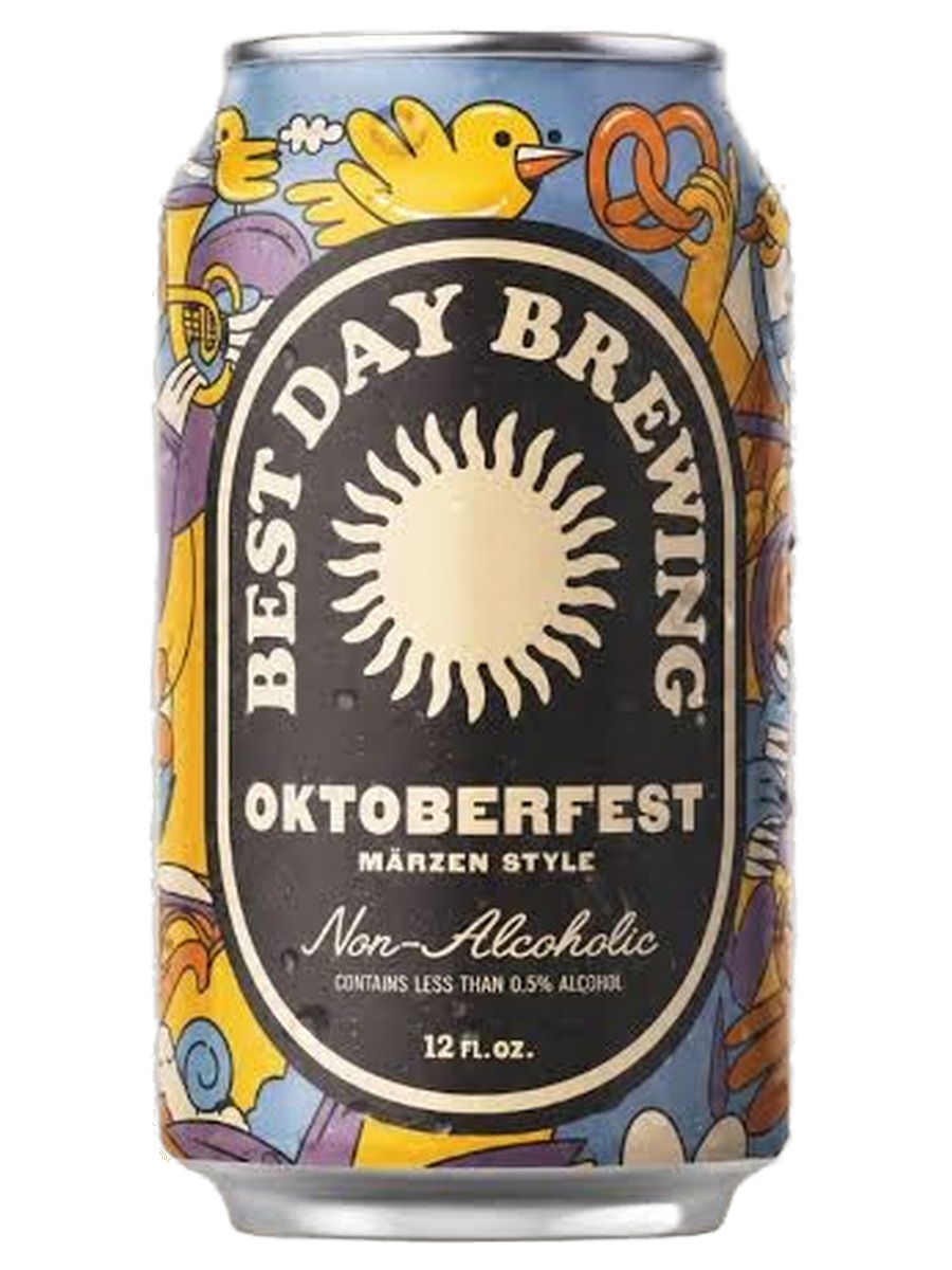 Best Day Brewing Oktoberfest can, less than 0.5% alcohol, 12 fl oz