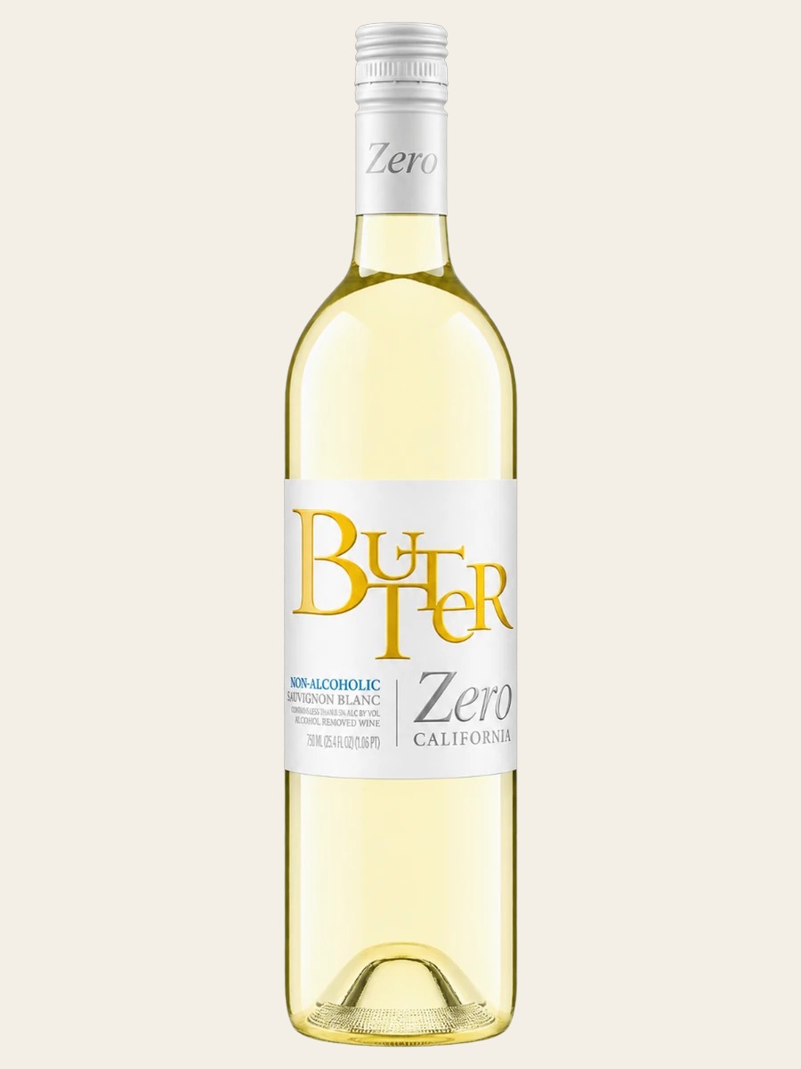 Butter Zero Non-Alcoholic Sauvignon Blanc bottle