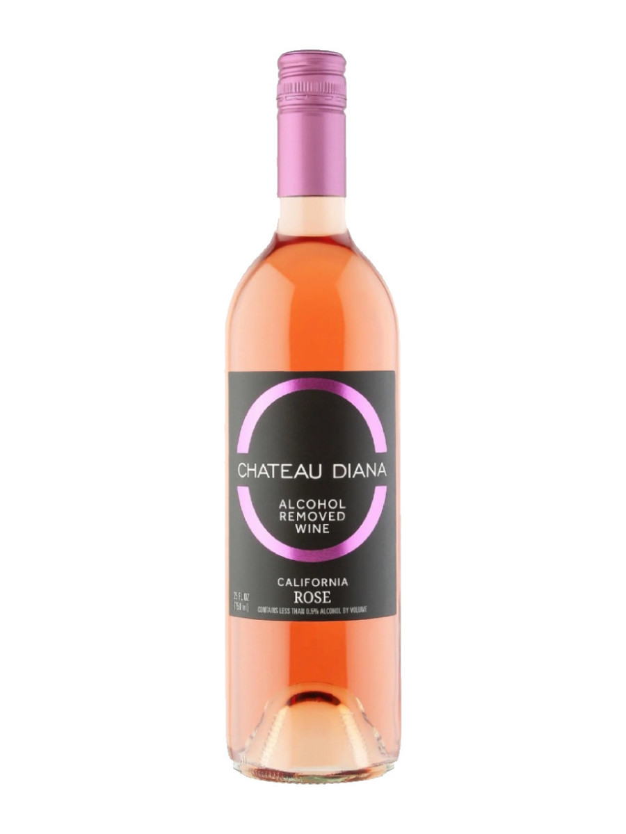 Chateau Diana Zero Rosé bottle