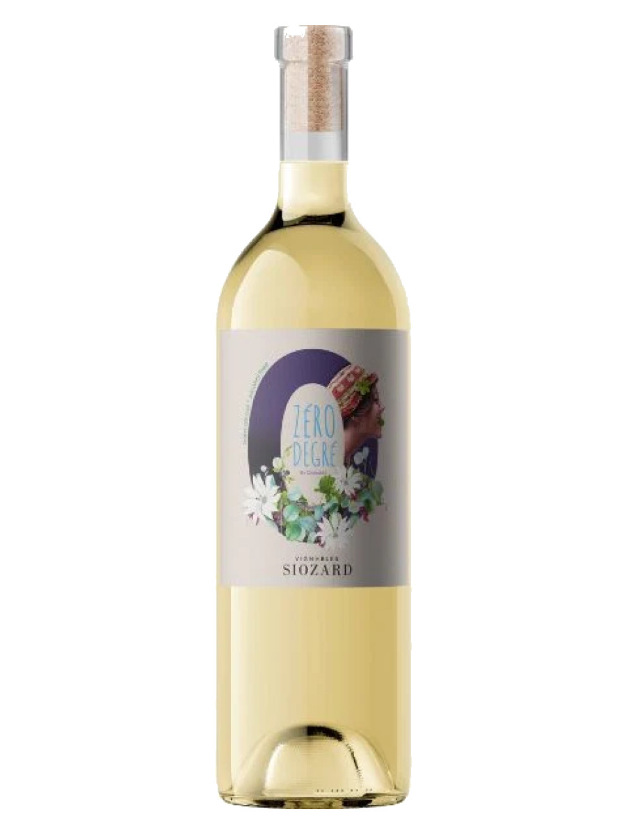 Claouset Zéro Degré Blanc bottle — Vignobles Siozard