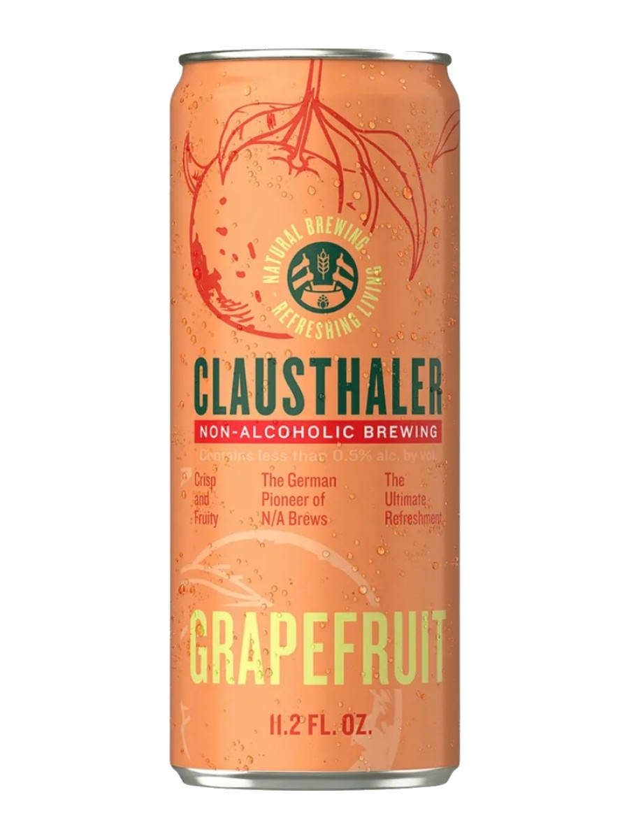 Clausthaler Grapefruit non-alcoholic slim can