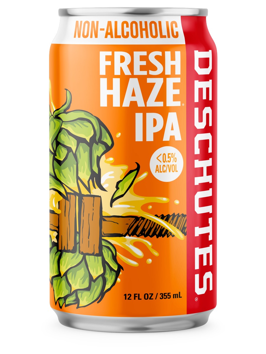 Deschutes Non-Alcoholic Fresh Haze IPA can