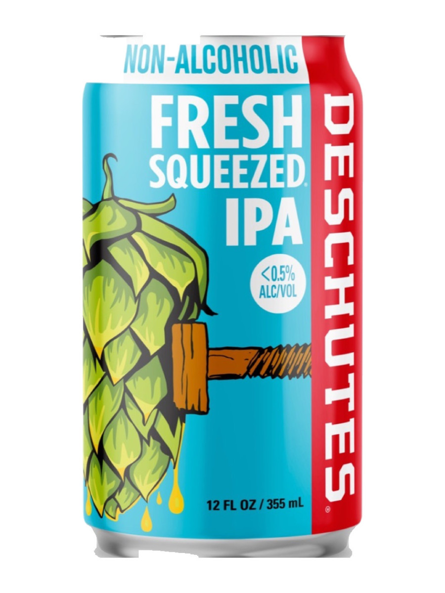 Deschutes Non-Alcoholic Fresh Squeezed IPA can