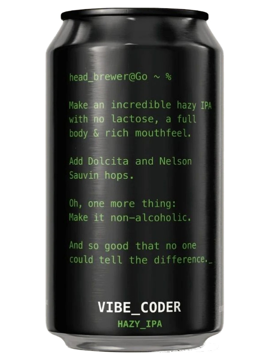 Go Brewing Vibe Coder Hazy IPA can