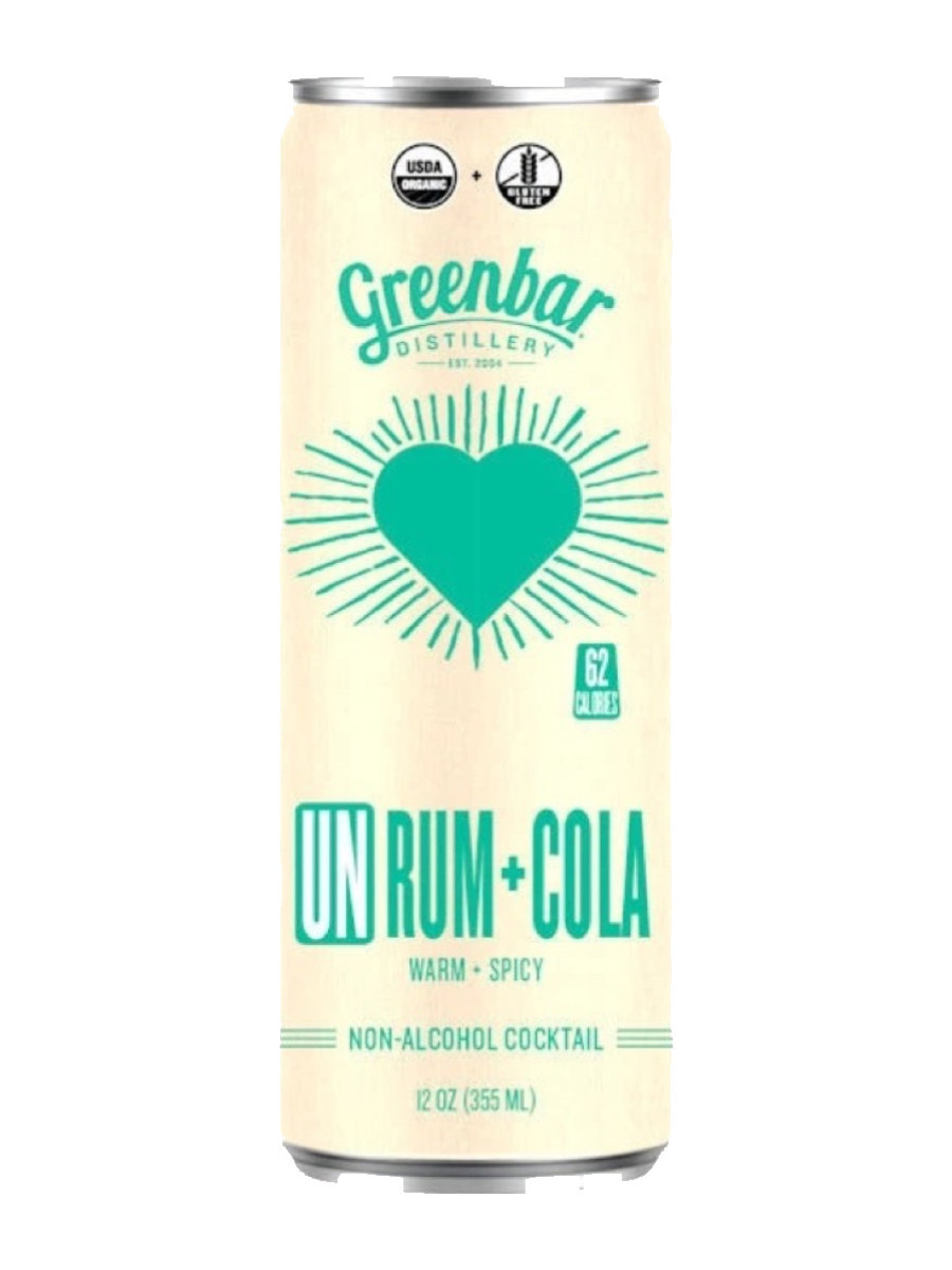 Greenbar UNRum + Cola slim can