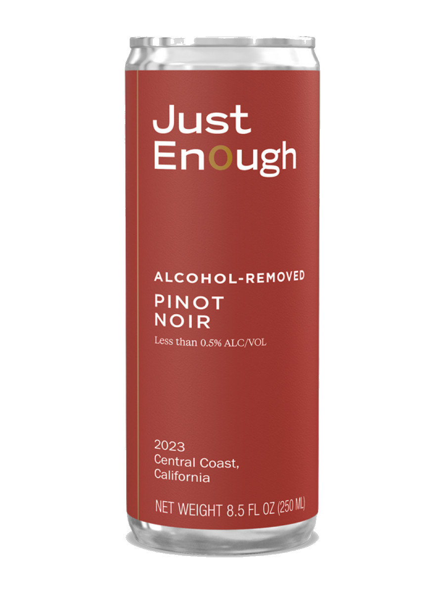 Just Enough Non-Alcoholic Pinot Noir, one red 250 ml can
