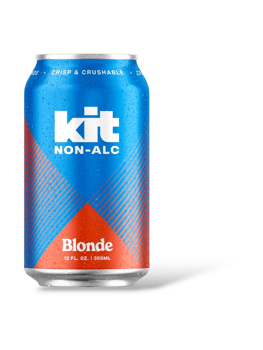 KIT NA Brewing On Your Mark Non-Alcoholic Blonde can