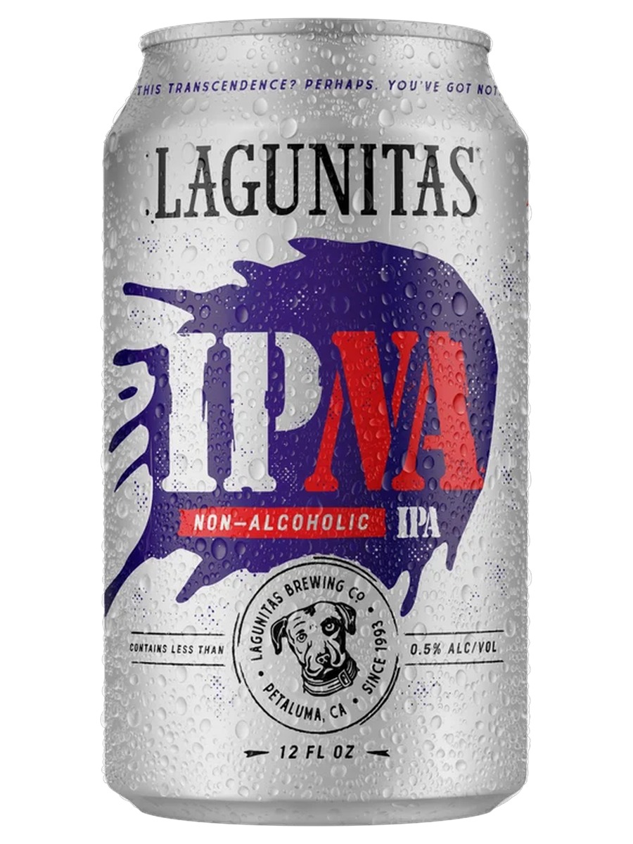 Lagunitas IPNA, one 12 oz can with its front label