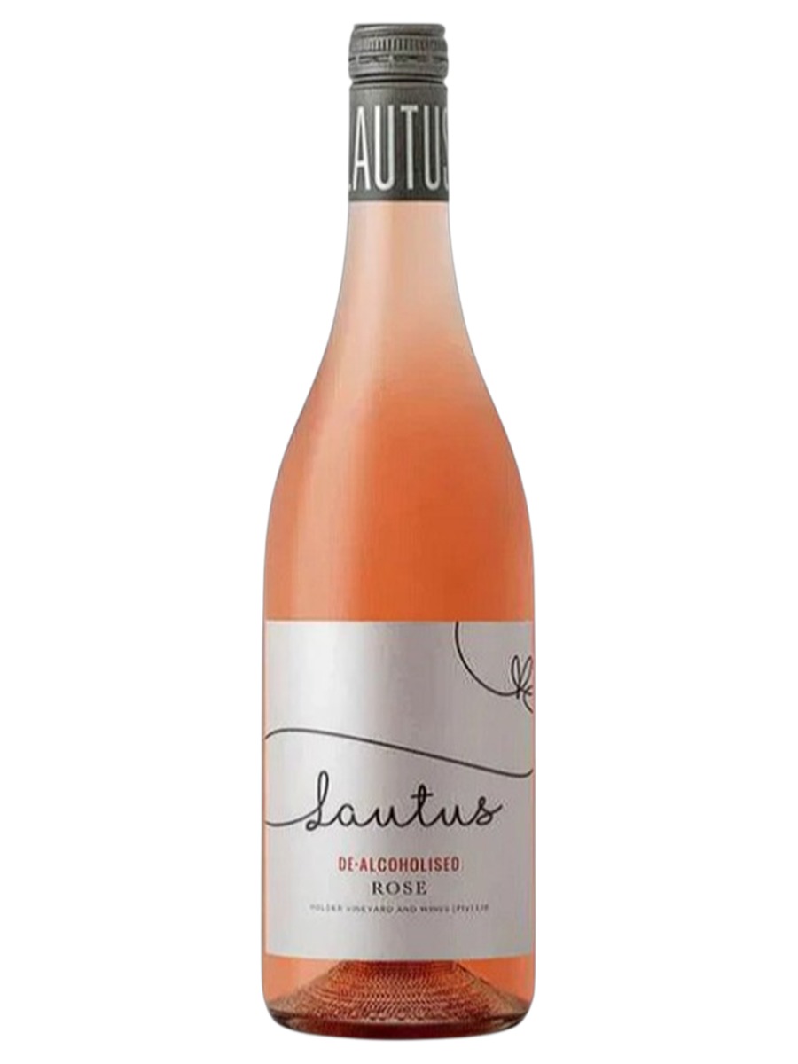 Lautus de-alcoholised Rosé wine bottle