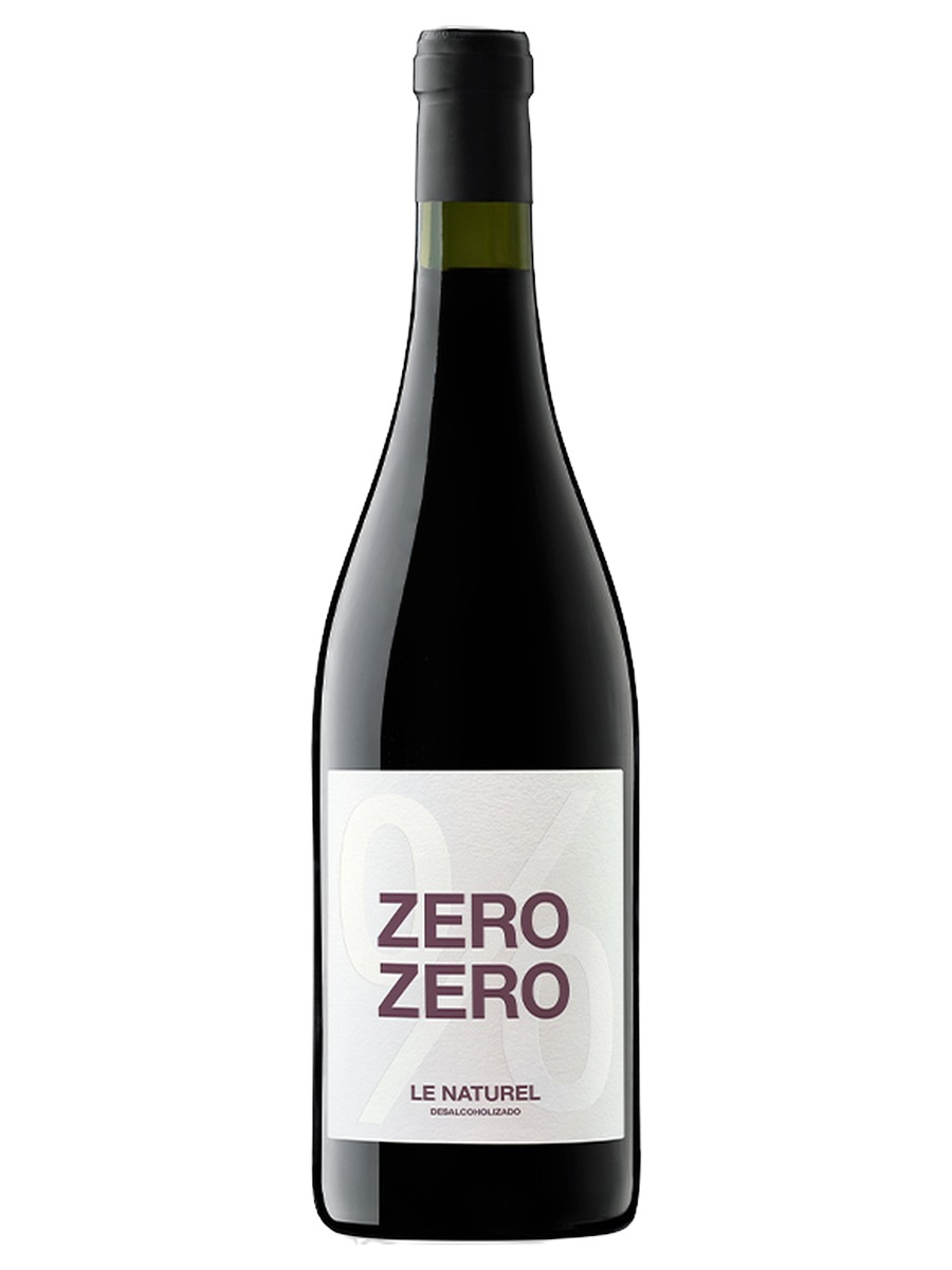 Le Naturel Zero Zero dealcoholized red wine bottle