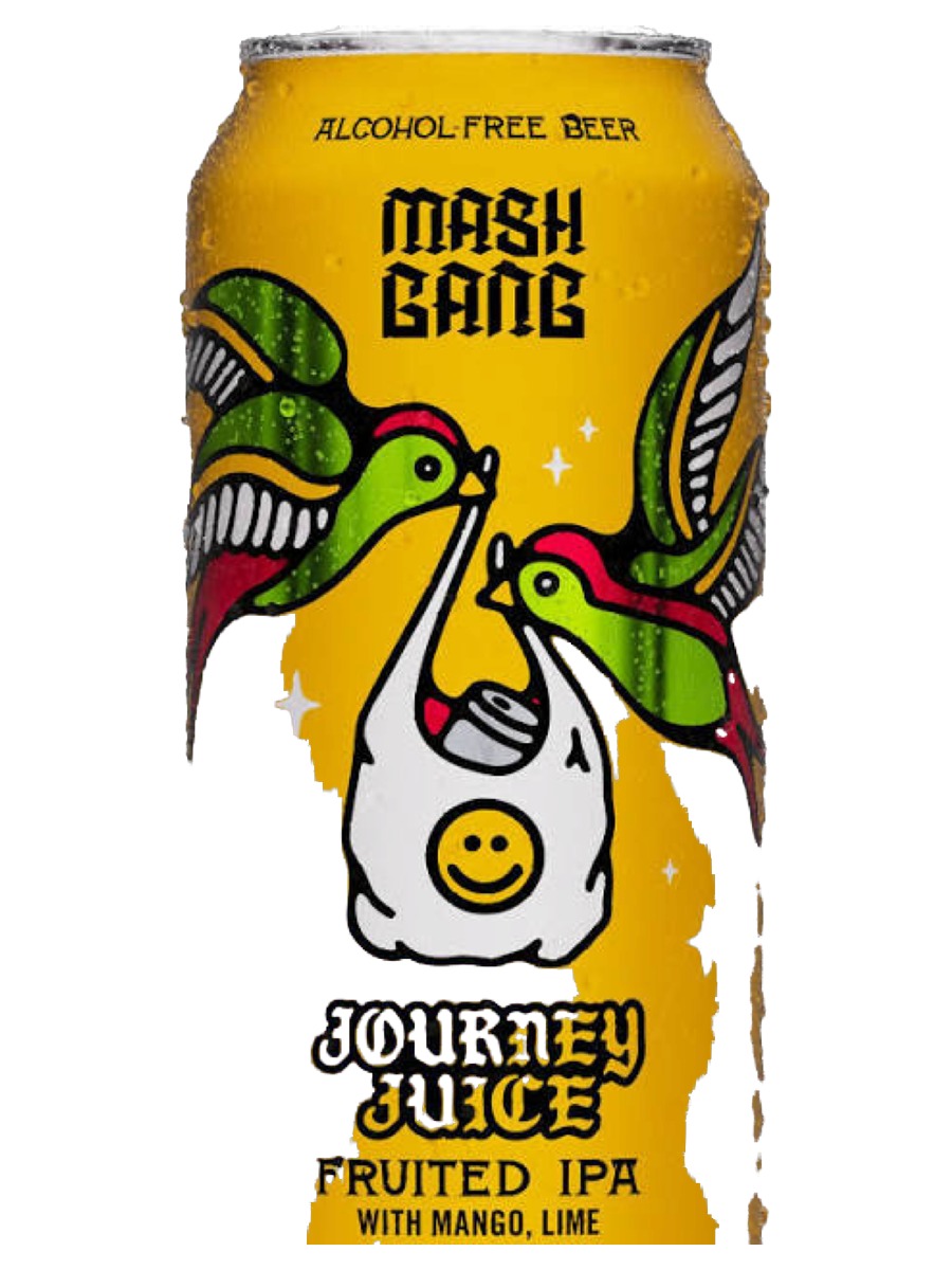 Mash Gang Journey Juice Non-Alcoholic Fruited Hazy IPA can