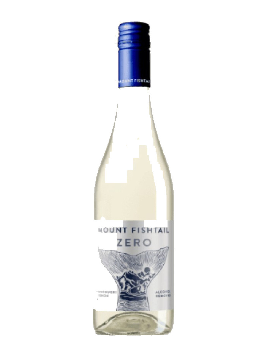 Mount Fishtail Zero Sauvignon Blanc bottle