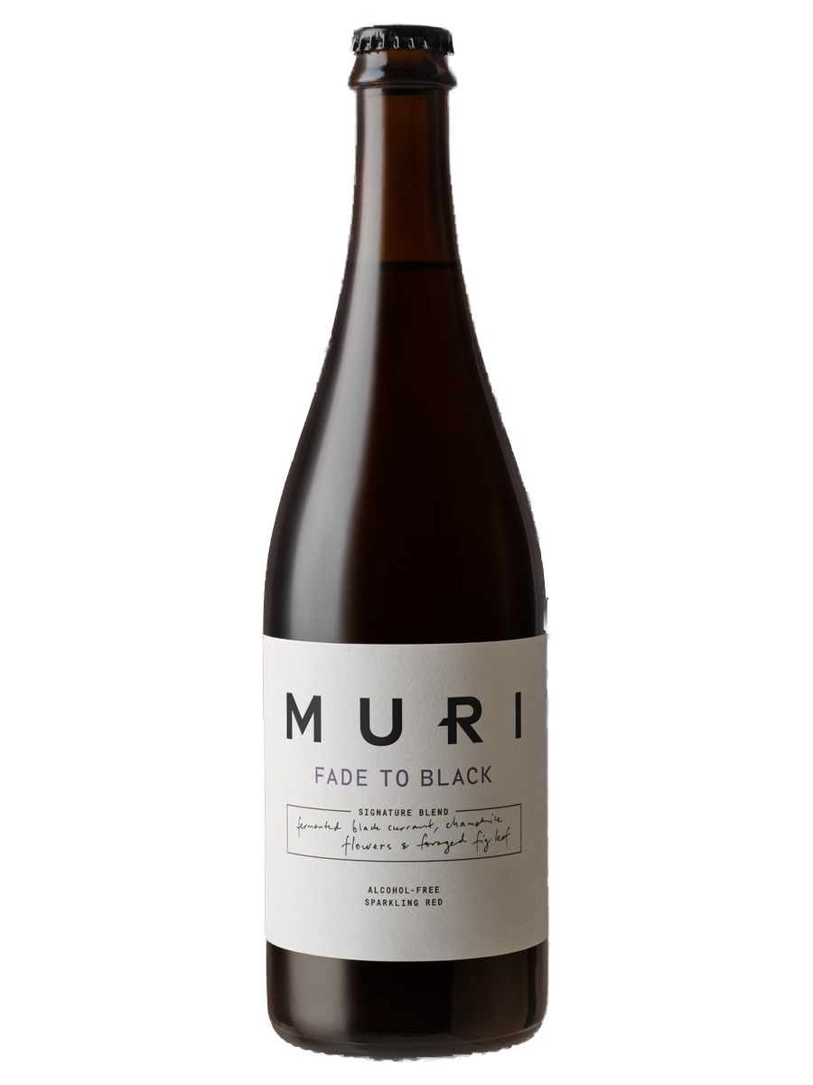 MURI Fade to Black bottle, alcohol-free sparkling red, 750 ml