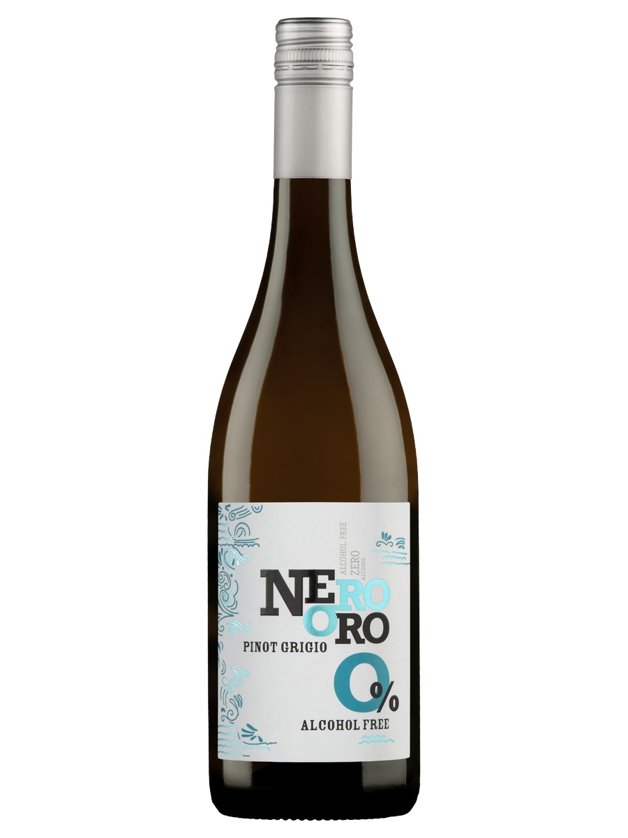 Nero Oro Pinot Grigio 0% alcohol-free bottle