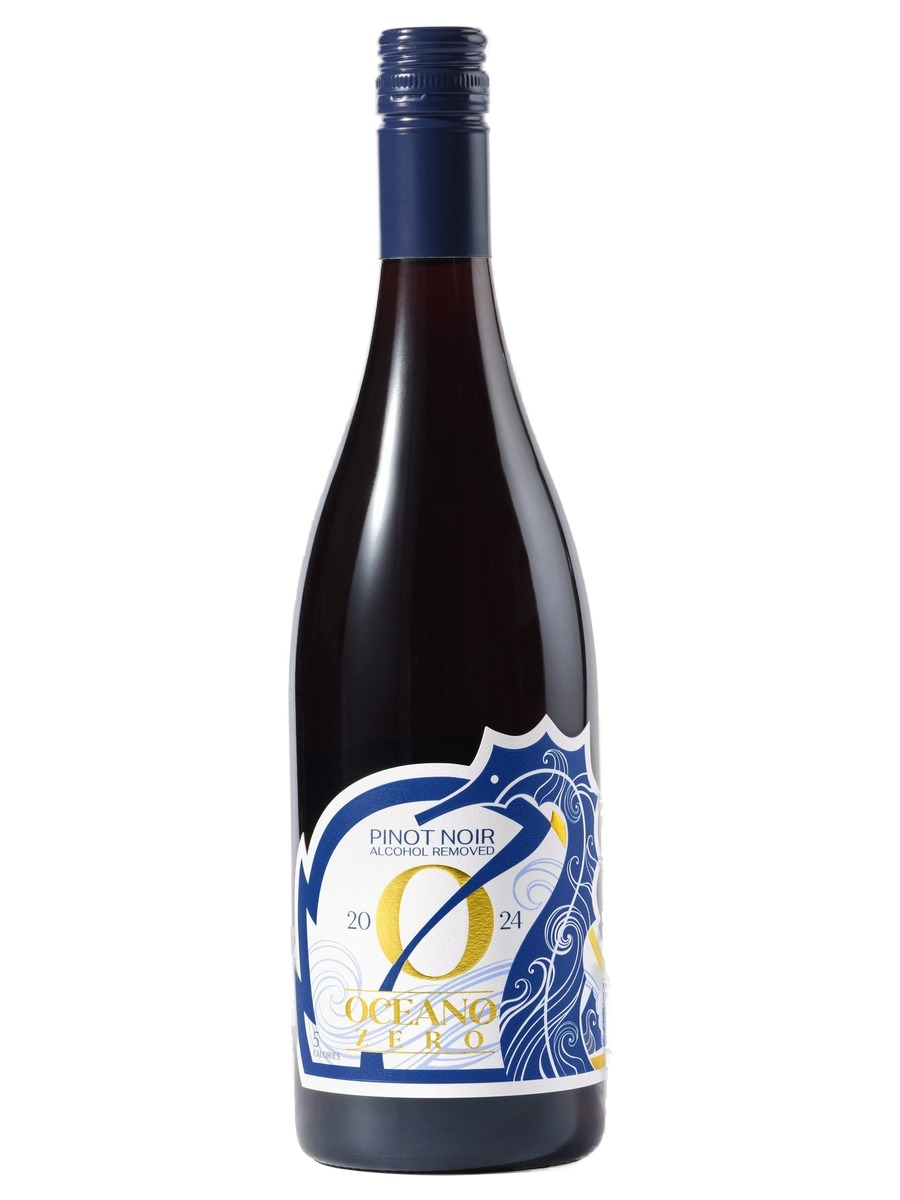 Oceano Zero 2024 Pinot Noir Alcohol Removed bottle