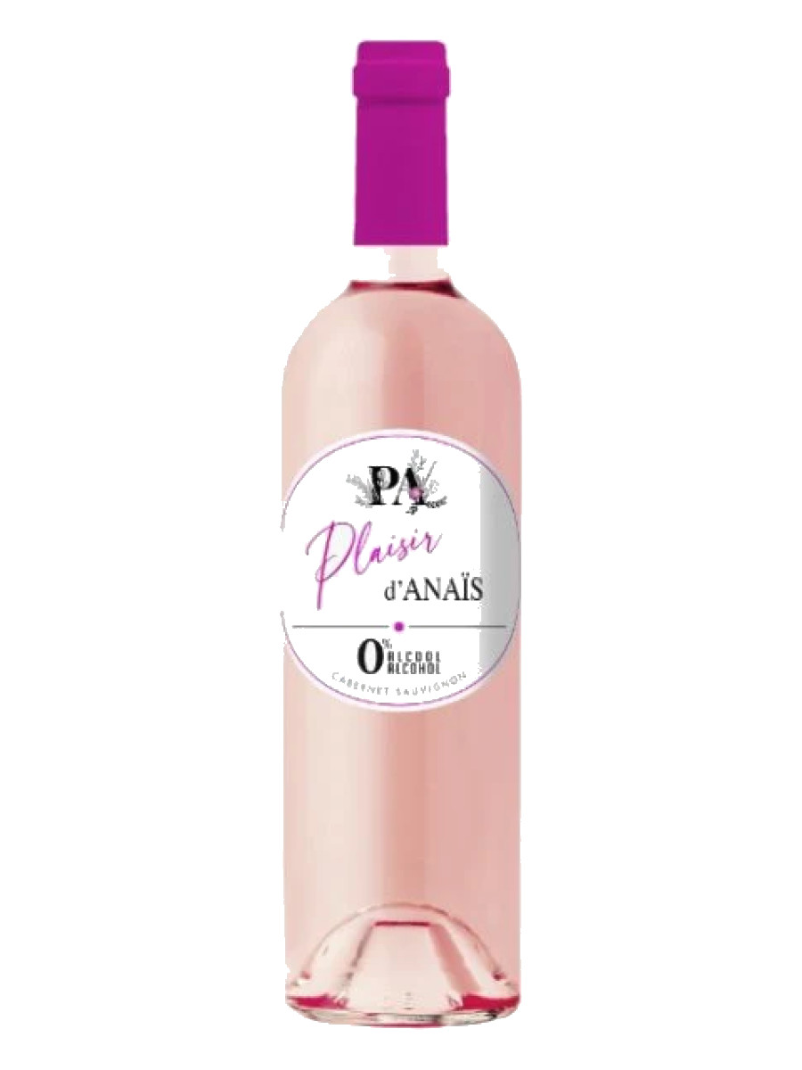 Plaisir d'Anaïs Rosé bottle — Cabernet Sauvignon 0%