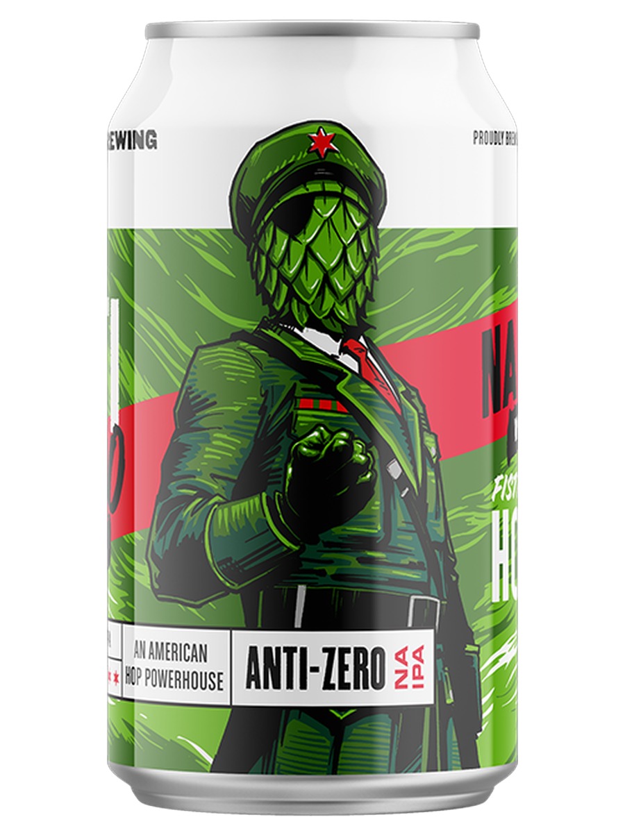 Revolution Brewing Anti-Zero NA IPA, one 12 oz can with its front label