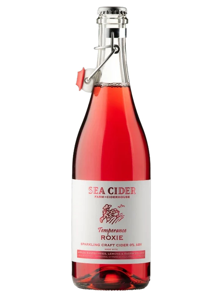 Sea Cider Temperance Roxie sparkling craft cider 0% ABV bottle
