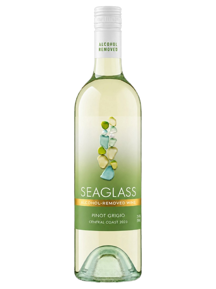 Seaglass alcohol-removed Pinot Grigio from the Central Coast