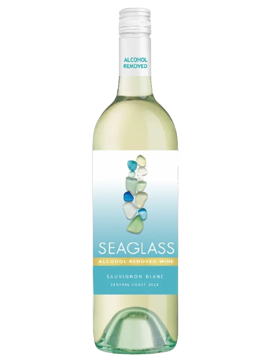 Seaglass alcohol-removed Sauvignon Blanc bottle, Central Coast 2023