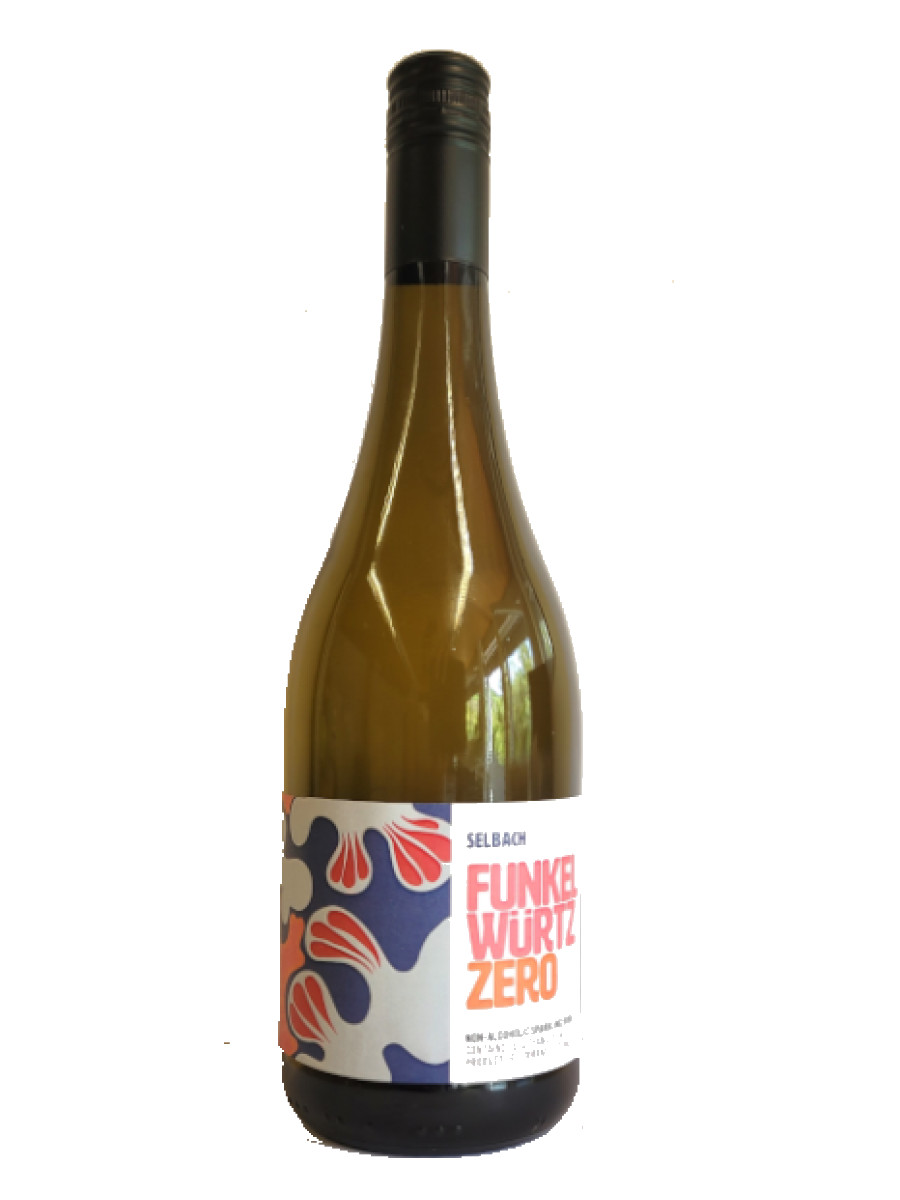 Selbach Funkelwürtz Zero dealcoholized sparkling wine bottle