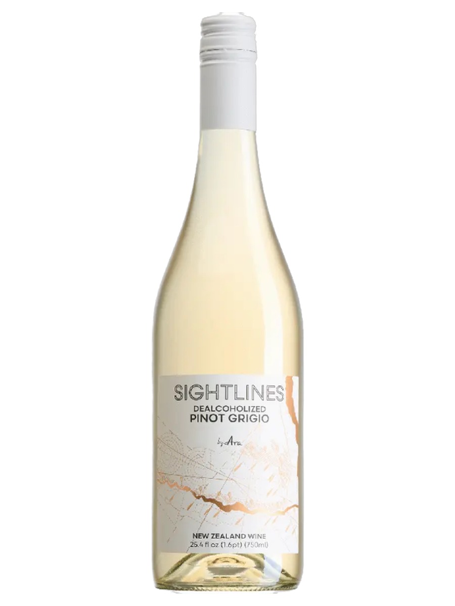 Sightlines dealcoholized Pinot Grigio by Ara, New Zealand wine