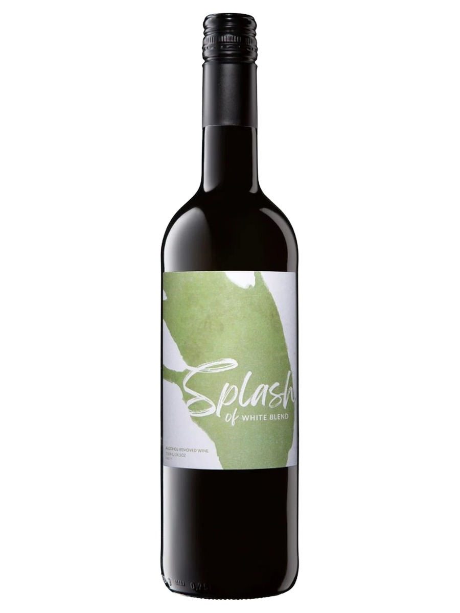 Splash of White Blend alcohol-removed wine bottle