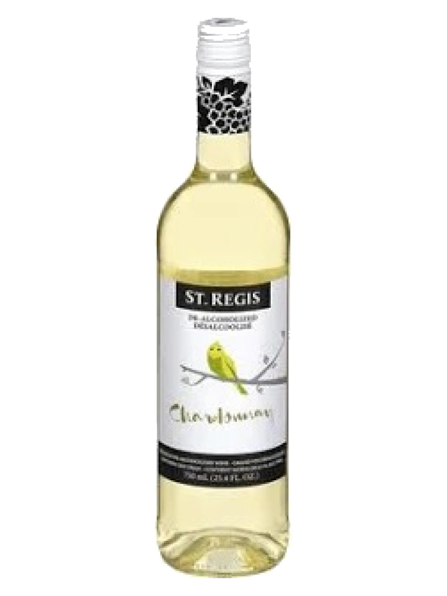 St. Regis Non-Alcoholic Chardonnay bottle