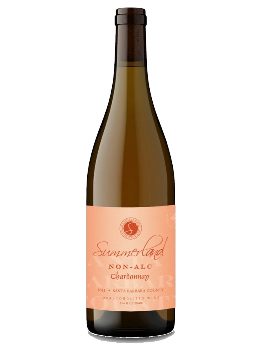 Summerland Non-Alc Chardonnay dealcoholized wine bottle