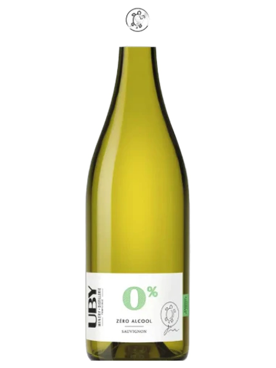 UBY 0% Zéro Alcool Sauvignon non-alcoholic wine bottle
