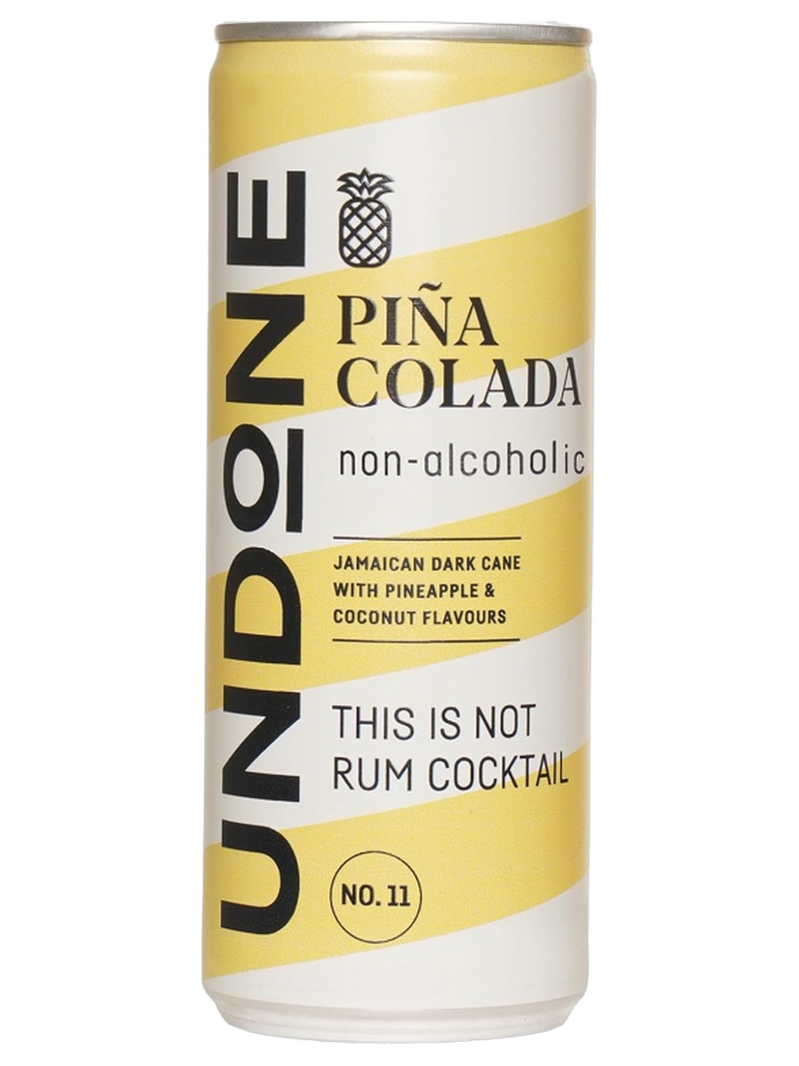 UNDONE No. 11 Piña Colada, one can with the full yellow-and-cream front label