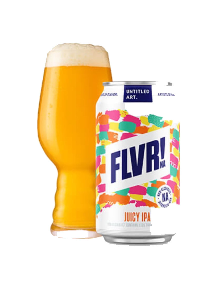 Untitled Art FLVR! NA Juicy IPA can