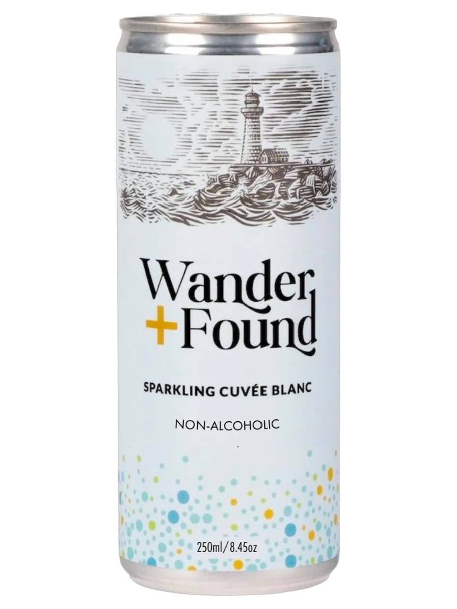 Wander + Found Sparkling Cuvée Blanc non-alcoholic can