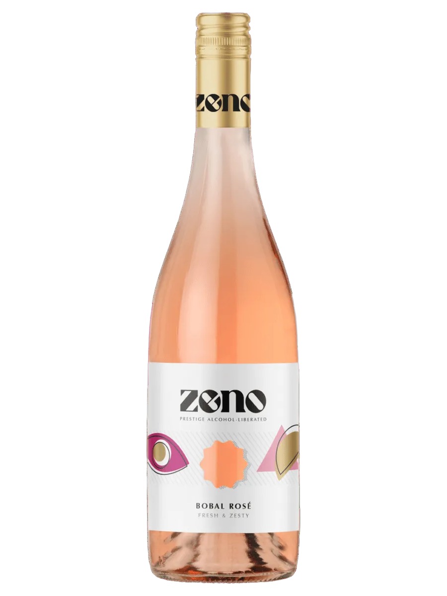 ZENO Alcohol-Liberated Bobal Rosé wine bottle